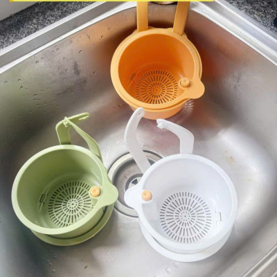  Rổ Thoát Nước Treo Bồn Rửa Thông Minh – Nhấn Mở Nắp Tự Động Xả Rác, Không Bẩn Tay - HÀNG CHÍNH HÃNG MINIIN