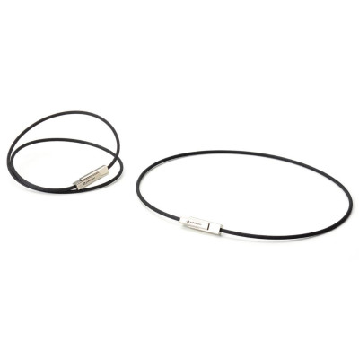 Vòng cổ Phiten rakuwa choker square II Aqua metax TG890051/TG890052