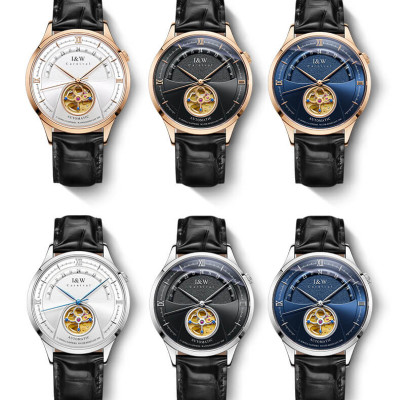Đồng hồ nam chính hãng IW CARNIVAL IW525G-1 Kính sapphire ,chống xước,Chống nước ,Bảo hành 24 tháng,Máy cơ (Automatic),Dây da cao cấp,thiết kế lộ cơ thể thao