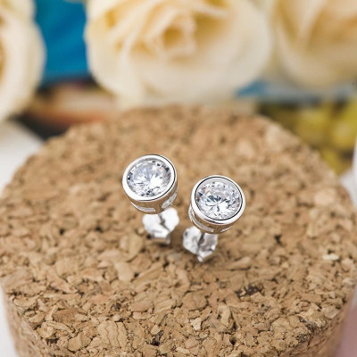 Bông tai bạc Ý 925 Huệ Ngân - Nụ đá RYE140631