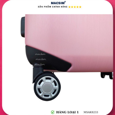 Vali cao cấp Macsim Aksen hàng loại 1 MSAK8233 cỡ 20inch-màu hồng