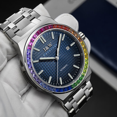 Đồng hồ nam chính hãng IW Carnival IW716G-4 ,Kính sapphire,chống xước,Chống nước30m,BH24 tháng,Máy điện tử(pin),dây da