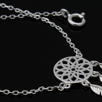Lắc Chân Nữ Bạc Hiểu Minh LC080 Dreamcatcher