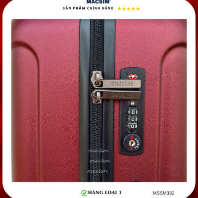 Vali cao cấp Macsim Smooire MSSM332 cỡ 24 inch màu đỏ - Hàng loại 1