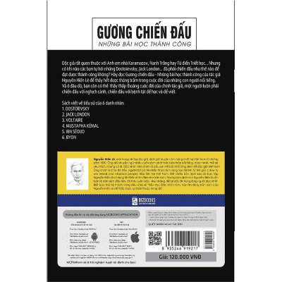Sách - Gương Chiến Đấu - Những Bài Học Thành Công - Nguyễn Hiến Lê - MCBooks