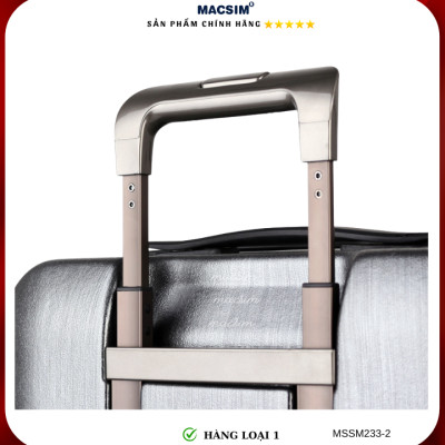 Vali cao cấp Macsim Smooire MSSM233 cỡ 21 inch màu đen - Hàng loại 1