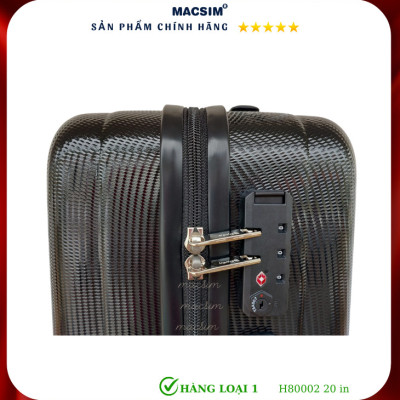 Vali cao cấp Macsim Hanke MSH80002 size 24 màu đen - Hàng loại 1