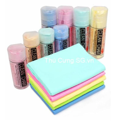 Khăn tắm khô nhanh cho chó mèo (màu ngẫu nhiên) Khăn tắm siêu thấm nước cho thú cưng