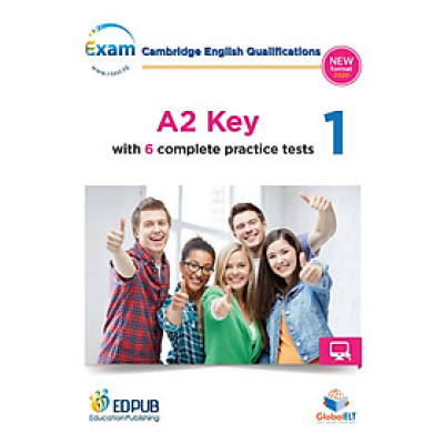 A2 Key 1 with 6 Complete Practice Tests - New Format 2020
