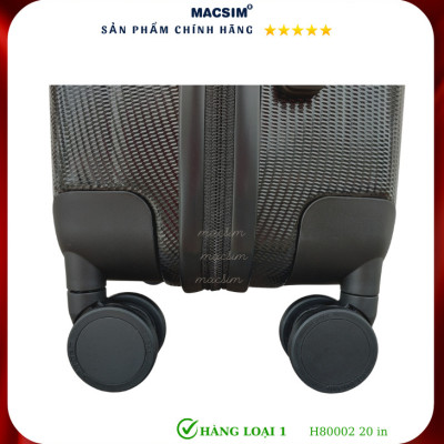 Vali cao cấp Macsim Hanke MSH80002 size 24 màu đen - Hàng loại 1