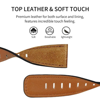 Dây da đồng hồ 22mm dành Miwatch Color / S1 / S1 Active có chốt thông minh