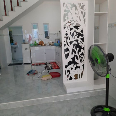 Vách Bình phong Tuần Lộc liền 01 kệ 