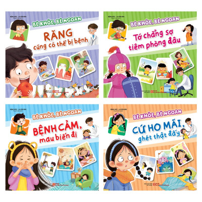 Sách: Combo Bé Khỏe, Bé Ngoan (4 Cuốn)