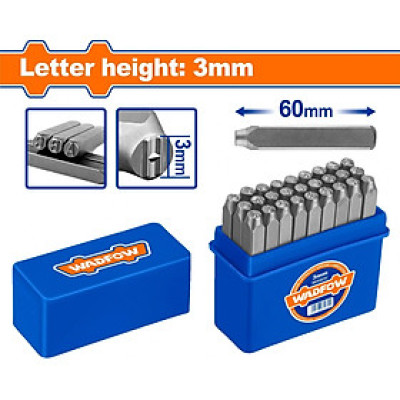 BỘ 27 MŨI ĐỘT CHỮ CÁI 3MM WCC9273 WADFOW - HÀNG CHÍNH HÃNG