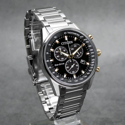 Đồng Hồ Nam Citizen Dây Thép Không Gỉ AT2396-86E - Mặt Đen