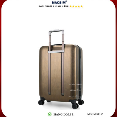 Vali cao cấp Macsim Smooire MSSM1233-2 cỡ 21 inch màu gold hàng loại 1