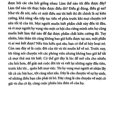Không Thể Ngăn Chặn: Chuyện Đời Tôi Đến Hôm Nay