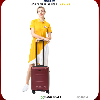 Vali cao cấp Macsim Smooire MSSM332 cỡ 24 inch màu đỏ - Hàng loại 1