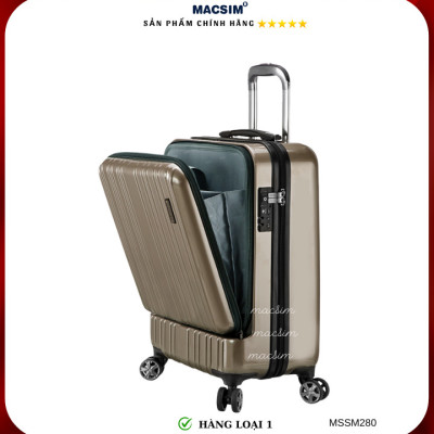 Vali cao cấp Macsim Smooire MSSM280 cỡ 20 inch màu gold hàng loại 1