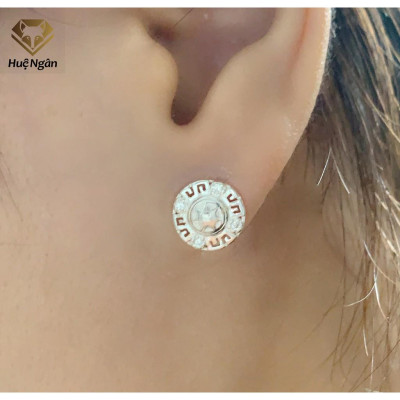 Bông tai bạc Ý 925 Huệ Ngân - Sunshine RYE140841