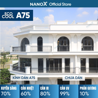 Phim cách nhiệt trong suốt, sáng màu NanoX