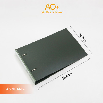 Bìa còng A5 Switch OFF AO+ lưu trữ tài liệu gáy 3.5cm chất liệu nhựa PP WB213/WB214