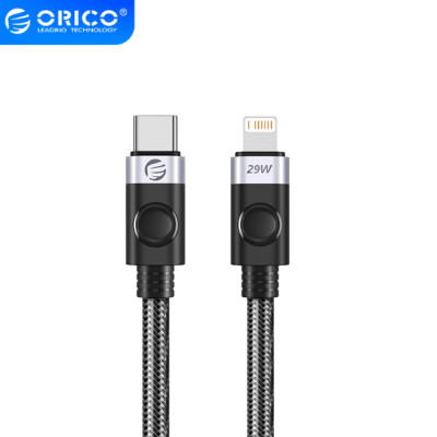 Cáp Dữ Liệu & Sạc Nhanh USB Type-C To Lightningg 27W ORICO C2L-BK-15 - Hàng Chính Hãng