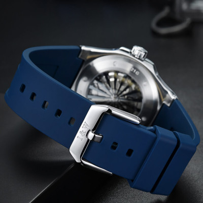 Đồng Hồ Nam I&W Carnival 721G7 Chính Hãng Full Box Chống Nước Kính Chống Xước Dây Silicon Cao Cấp BH 60T (Máy Cơ Tự Động)