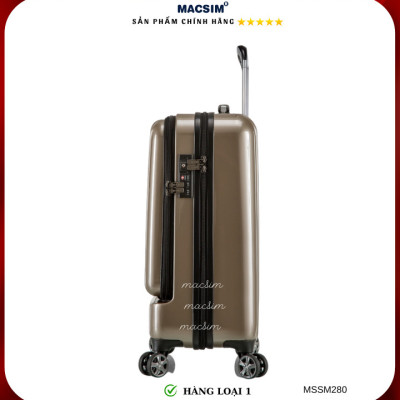 Vali cao cấp Macsim Smooire MSSM280 cỡ 20 inch màu gold hàng loại 1