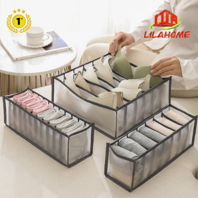 Túi Vải Lưới Đựng Đồ Lót Tất Vớ Nhiều Ngăn Siêu Tiện Lợi, Tiết Kiệm Không Gian - Hàng Chính Hãng (Giao Màu Ngẫu Nhiên)