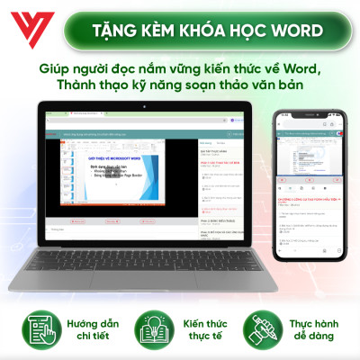 Combo 5 Sách Excel - Word - PowerPoint - GoogleSheet - 150 Thủ Thuật Excel Tin Học Văn Phòng Kèm Khóa Học
