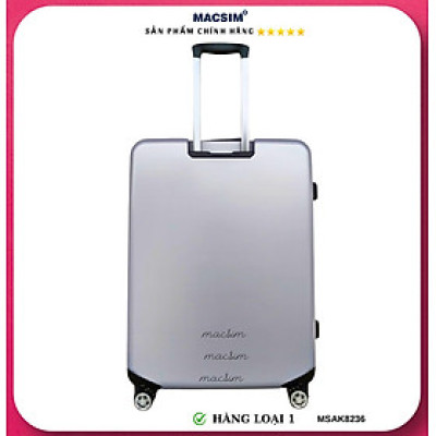 Vali cao cấp Macsim Aksen hàng loại 1 MSAK8236 cỡ 28 inch màu bạc