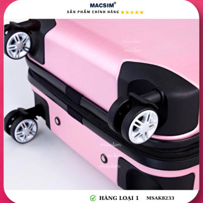 Vali cao cấp Macsim Aksen hàng loại 1 MSAK8233 cỡ 20inch-màu hồng