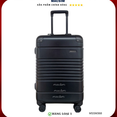 Vali cao cấp Macsim Smooire MSSM368cỡ 20 inch màu đen - Hàng loại 1