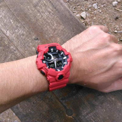 Đồng Hồ Nam Dây Nhựa Casio G-Shock GA-700-4ADR  | GA-700-4A