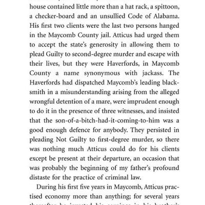 To Kill A Mockingbird