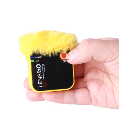 Lensgo LWM-348C Double 1V2 - Micro Không Dây 2.4G Thu Âm Cho Máy Ảnh, Điện Thoại - Hàng chính hãng