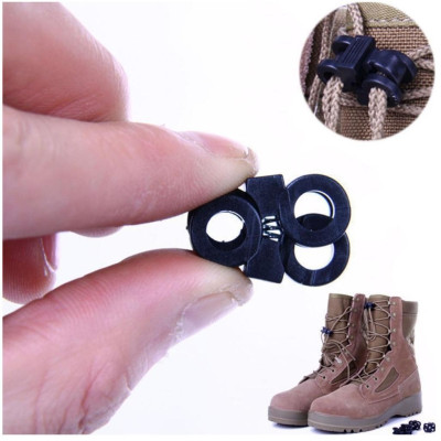 Nút chặn điều chỉnh bằng nhựa, nút lò xo, áo khoác, dây giày, mũ