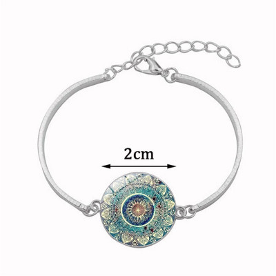BỘ BÔNG TAI , DÂY CHUYỀN VÀ VÒNG TAY HÌNH HOA MANDALA BIỂU TƯỢNG PHẬT GIÁO