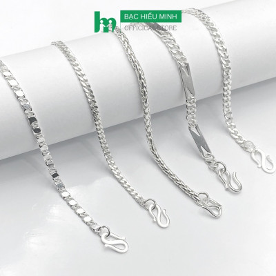 Dây Chuyền Vòng Cổ Bé Trai Bạc Ta Không Xi Mạ Bạc Hiểu Minh DTE083