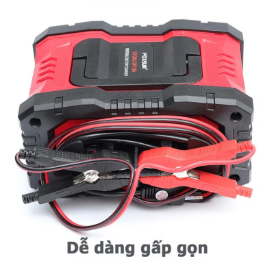 Sạc bình ắc quy FOXSUR 20A 12V/24V (6Ah - 300Ah) sạc bình ô tô xe máy xe tải pin sắt LiFePO4