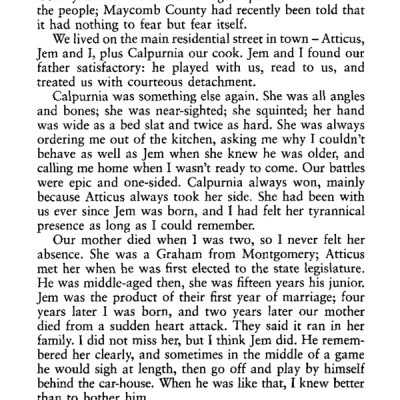 To Kill a Mockingbird