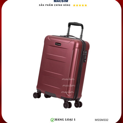 Vali cao cấp Macsim Smooire MSSM332 cỡ 24 inch màu đỏ - Hàng loại 1
