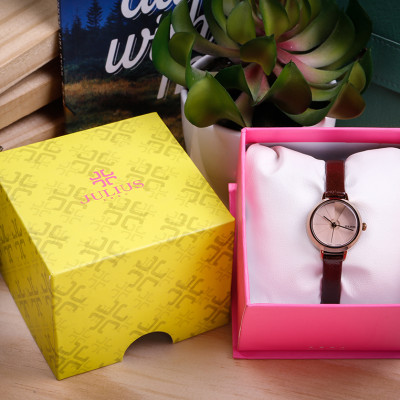 Đồng Hồ Nữ Julius Hàn Quốc JA-979 Dây Da