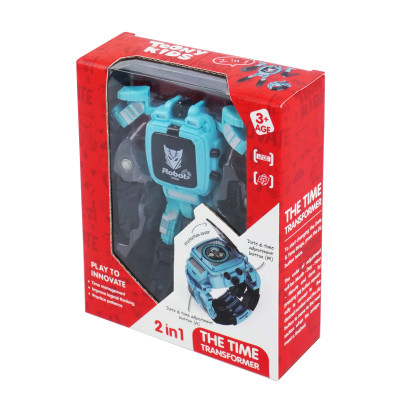 Đồ Chơi TOONYKIDS Đồng Hồ Đeo Tay Người Máy The Time Transformer TN030 [Tặng Kèm Sticker]