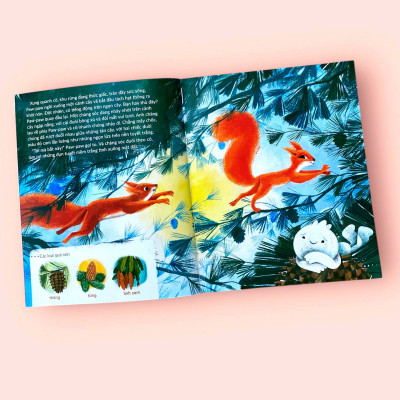 Sách cho bé - Tuli Tuli Kể Chuyện Nhà Ai Ở Đâu - Nhà Sóc Trong Rừng Sâu - Sách tranh cho bé