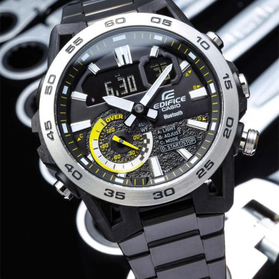 Đồng Hồ Nam Dây Thép Casio Edifice ECB-40DC-1A Bluetooth | ECB-40DC-1ADF Chính Hãng