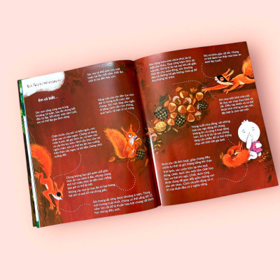 Sách cho bé - Tuli Tuli Kể Chuyện Nhà Ai Ở Đâu - Nhà Sóc Trong Rừng Sâu - Sách tranh cho bé