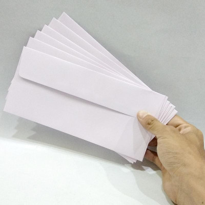 Bao Thư Trắng Toppoint Giấy Thơm Có Keo 10.8 x 23.5 cm - Hồng (20 Cái/Lốc)