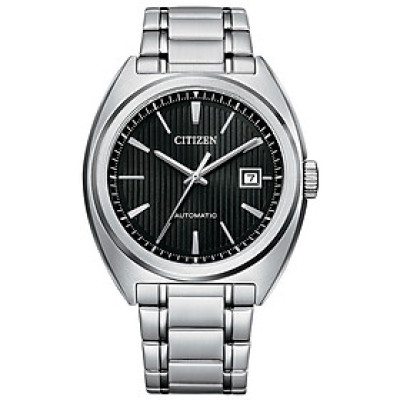 Đồng Hồ Nam Citizen Dây Kim Loại Máy Cơ-Automatic NJ0100-71E - Mặt Đen
